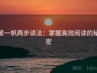 爱一帆两步读法：掌握高效阅读的秘密