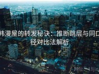 韩漫屋的转发秘诀：推断跳层与同口径对比法解析