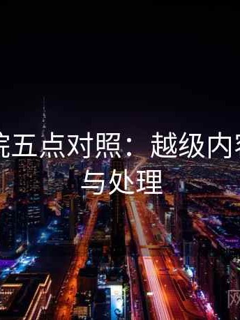 蜂鸟影院五点对照：越级内容的识别与处理