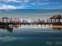 韩漫屋的传播之道：从传播链到补单位，让你的作品焕发新生