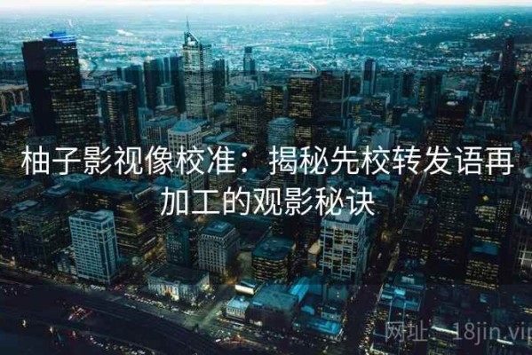 柚子影视像校准：揭秘先校转发语再加工的观影秘诀