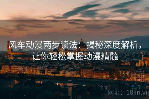 风车动漫两步读法：揭秘深度解析，让你轻松掌握动漫精髓