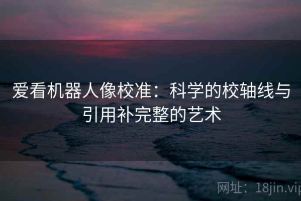 爱看机器人像校准：科学的校轴线与引用补完整的艺术