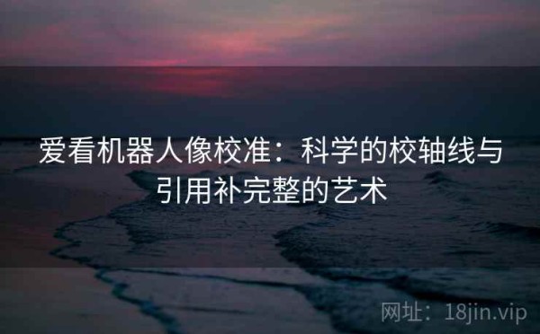 爱看机器人像校准：科学的校轴线与引用补完整的艺术